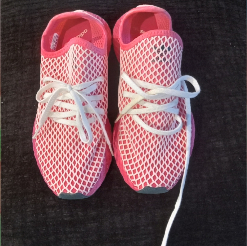 Adidas Kids Girls Deerupt Runner Sneakers Shoes Casual - Pink